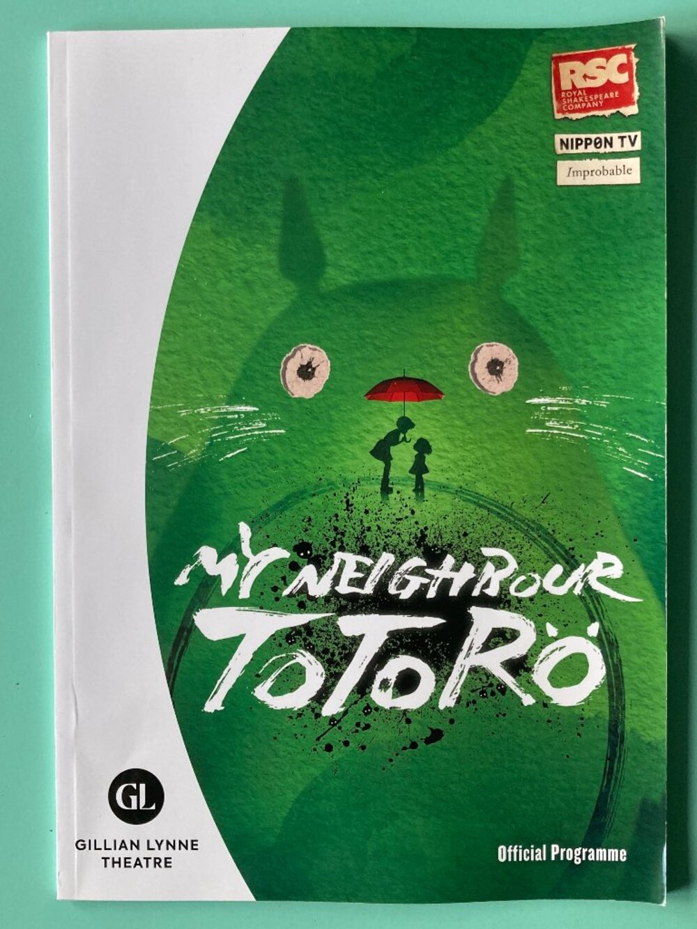 My Neighbour Totoro Souvenir Program Gillian Lynne Theatre in London's West End